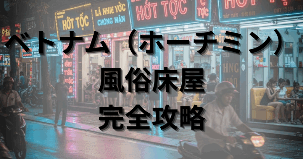 【2025年版】ベトナム（ホーチミン）の風俗床屋完全攻略！料金相場やおすすめエリア・遊び方を徹底解説